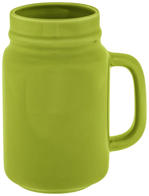 kubek z uchwytem Liv; 480ml, 8.3x13.2 cm (ØxW); zielony; 6 sztuka / opakowanie