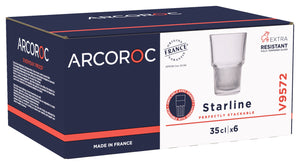 Longdrinkglas Starline stapelbar ; 350 ml