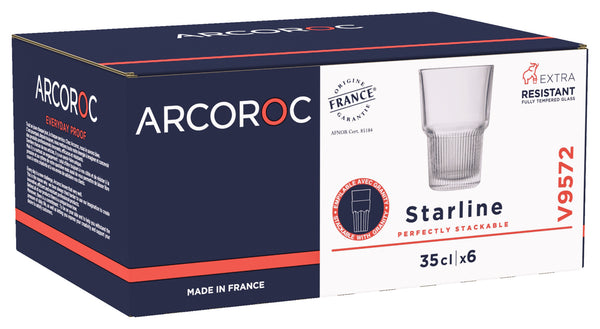Longdrinkglas Starline stapelbar ; 350 ml