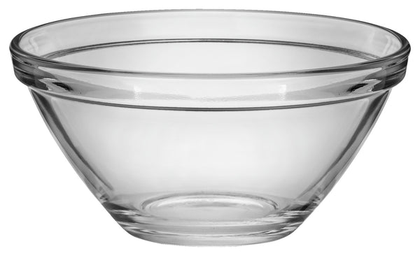 miska szklana Pompei; 350ml, 12x6 cm (ØxW); transparentny; okrągły; 24 sztuka / opakowanie