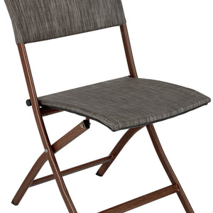 Klappstuhl Rimalia; 45x59x86 cm (SxGxW); siedzisko szary melanż, stelaż brązowy; 4 sztuka / opakowanie