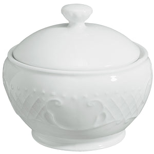 cukiernica Menuett z pokrywką; 250ml, 9.6x9.5 cm (ØxW); biały; okrągły; 6 sztuka / opakowanie