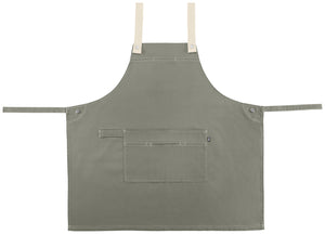 Latzschürze Larry 77x80 cm (LxB); 77x80 cm (DxS); szary