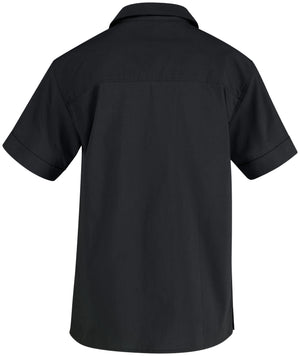 Bluse Kurzarm Magnum Comfort Fit; Kleidergröße 40; czarny