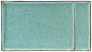 półmisek Sidina prostokątny; 35x26x2 cm (DxSxW); turkusowy; prostokątny; 2 sztuka / opakowanie