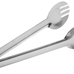 szczypce do serwowania okrągłe; 23 cm (D); srebro