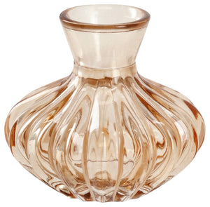 Vase Alkia; 8x7.5 cm (ØxW); brązowy; 2 sztuka / opakowanie