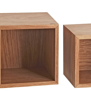 kostka bufetowa Khartum; 20x20x20 cm (DxSxW); dąb