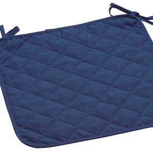 poduszka na krzesło Florida; 39x39x0.5 cm (SxDxW); niebieski; kwadrat; 4 sztuka / opakowanie