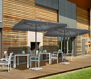 parasol Cielo; 300x300x260 cm (DxSxW); szary; kwadrat