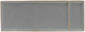 półmisek Sidina prostokątny; 35x16x2 cm (DxSxW); szary; prostokątny; 2 sztuka / opakowanie