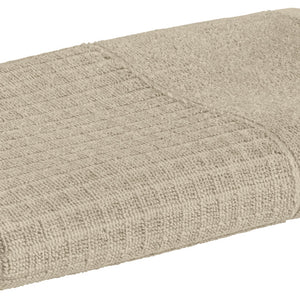 Muster Duschtuch Alassio mit Einwebung Logo Tagline; 70x140 cm (SxD); beżowy