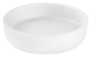 mini miseczki  Foglia; 65ml, 8.6x2.3 cm (ØxW); biel kremowa; okrągły; 6 sztuka / opakowanie