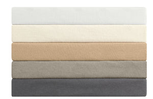 prześcieradło z gumką Bio-Baumwolle; 180-200x190-200 cm (SxD); taupe