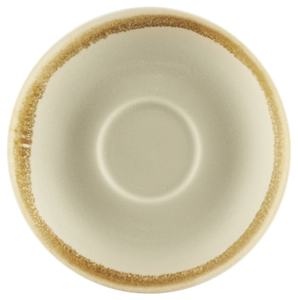 spodek do filiżanki do espresso Glaze; 11.5 cm (Ø); piasek; okrągły; 6 sztuka / opakowanie