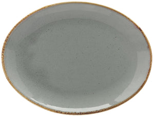 półmisek Sidina owalny; 24x18x2.8 cm (DxSxW); szary; owalny; 6 sztuka / opakowanie