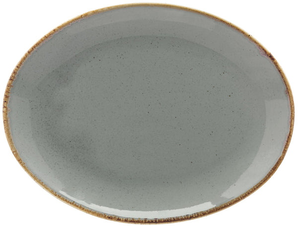 półmisek Sidina owalny; 24x18x2.8 cm (DxSxW); szary; owalny; 6 sztuka / opakowanie