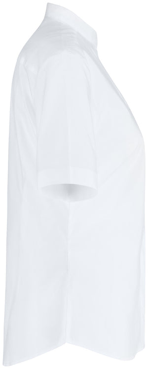 Bluse Kurzarm Lani Regular Fit; Kleidergröße 46; biały