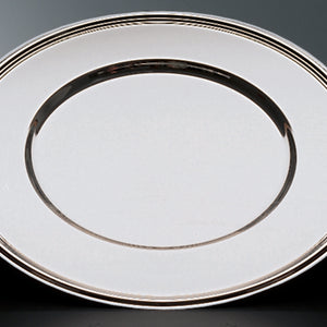 Platzteller Ø 33 cm; 33x1 cm (ØxW); srebro; okrągły