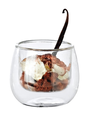 mini szklanka  Dila okrągła; 115ml, 7.5x6.2 cm (ØxW); transparentny; okrągły; 2 sztuka / opakowanie