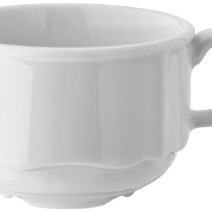 filiżanka do kawy Amely; 200ml, 8.5x5.7 cm (ØxW); biały; okrągły; 6 sztuka / opakowanie