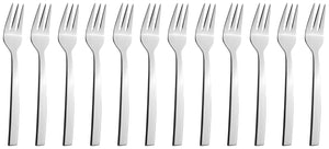 widelec do ciasta Decaso; 15.1 cm (D); srebro, Griff srebro; 12 sztuka / opakowanie