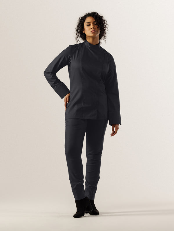 Damenkochjacke Arlette; Kleidergröße 2XL; czarny