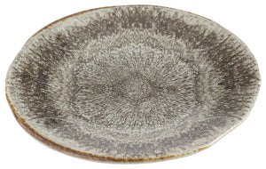 talerz płaski Iris; 22.5x2.75 cm (ØxW); szary/brązowy; okrągły; 6 sztuka / opakowanie