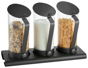 Saft- / Cerealien-Set Buffet WMF Quadro; 29.5x16.7x13.6 cm (DxSxW); czarny
