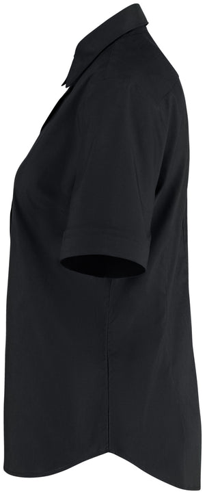 Bluse Kurzarm Porter Regular Fit; Kleidergröße 42; czarny