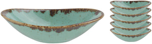 miseczka Sidina owalna; 75ml, 11x7x2.7 cm (DxSxW); turkusowy; owalny; 6 sztuka / opakowanie