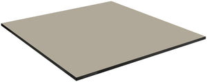 Outdoor-HPL Tischplatte Compa quadratisch; 77x77 cm (DxS); taupe; kwadrat