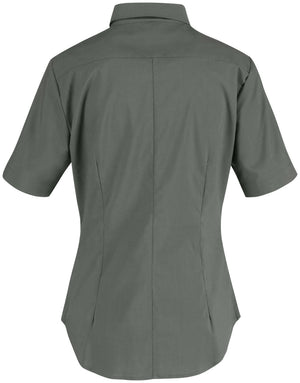 Bluse Kurzarm Porter Regular Fit; Kleidergröße 40; ciemny szary