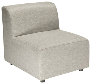 Outdoor-Lounge-System Modesco Mittelelement; 70x85x76 cm (SxGxW); siedzisko beżowy