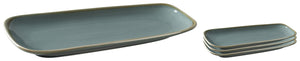 półmisek Glaze 2.0; 33.5x17x4 cm (DxSxW); niebieski; prostokątny; 4 sztuka / opakowanie