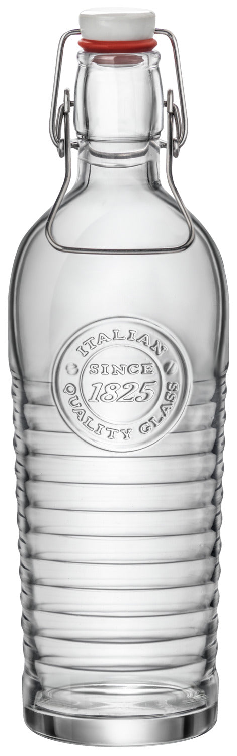 butelka z zamknięciem pałąkowym Officina; 1160ml, 9.4x29.2 cm (ØxW); transparentny; okrągły; 6 sztuka / opakowanie