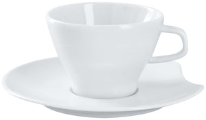 filiżanka do kawy Contrast; 160ml, 9x6.5 cm (ØxW); biały; stożkowy; 6 sztuka / opakowanie