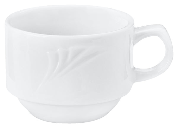 filiżanka do espresso Swing; 100ml, 6.5x4.9 cm (ØxW); biały; okrągły; 6 sztuka / opakowanie