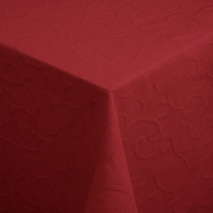 obrus Biella prostokątny; 130x130 cm (SxD); burgund; kwadrat