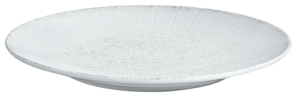 talerz płaski Caju bez rantu; 25 cm (Ø); biały/szary; okrągły; 6 sztuka / opakowanie