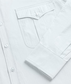 Bluse Langarm Marlon Regular Fit; Kleidergröße 34; biały