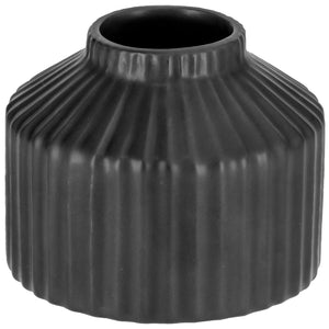 Vase Milo; 12.5x9.8 cm (ØxW); czarny