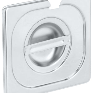 pokrywki GN Smart z wgłębieniem na łyżkę 1/6; Größe GN 1/6