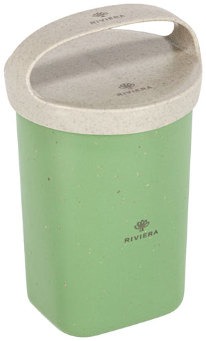 pojemnik do wielokrotnego użytku Snackpot Buddy; 700ml, 10.4x17.5 cm (ØxW); zielony; okrągły; 6 sztuka / opakowanie