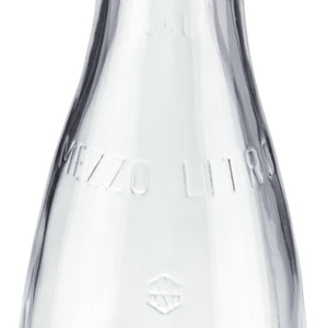 karafka ze szkła Misura ze znacznikiem pojemności; 300ml, 6.9x19 cm (ØxW); transparentny; okrągły; 0.25 l Füllstrich, 12 sztuka / opakowanie