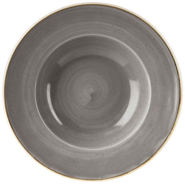talerz głęboki Stonecast Peppercorn; 468ml, 28x3.7 cm (ØxW); szary/brązowy; okrągły; 12 sztuka / opakowanie