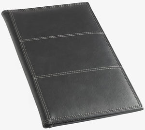 etui na rachunek Lipuro; 23x13.5x0.5 cm (DxSxW); czarny; prostokątny