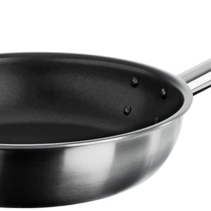 patelnia Livonia z powłoką; 32x6 cm (ØxW); stal nierdzewna; okrągły