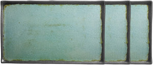 półmisek Dearborn z rantem; Größe GN 1/1, 53x32.5x2 cm (DxSxW); turkusowy; prostokątny; 3 sztuka / opakowanie