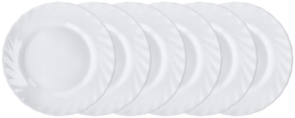 talerz płaski Trianon; 15.5 cm (Ø); biały; okrągły; 6 sztuka / opakowanie